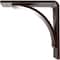 Ekena Millwork Morris Steel Bracket, Antiqued Copper 3"W x 6"D x 6"H BKTM03X06X06MOACO - alternate 2